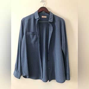Custommade silk blouse, EUC